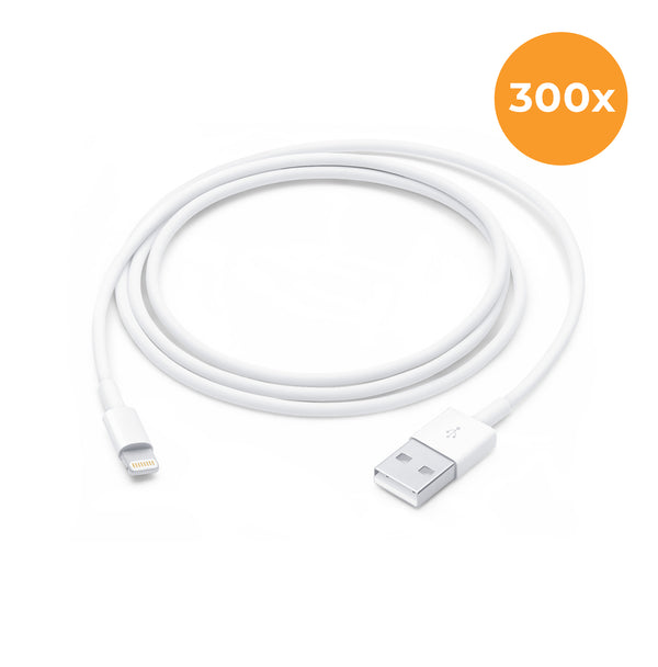 Lightning kabel (USB-A) - 1 meter (300 stuks)